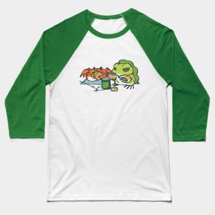 traveling frog eating picnic lunch with crab / tabi kaeru Baseball T-Shirt